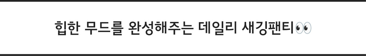 팬티 설명