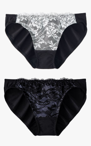 총 레이스 삼각팬티