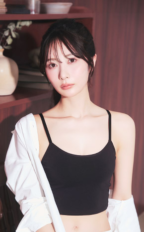 Front Hook 브라탑 노와이어 초모리 브라