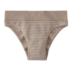 자가드 보더 하프백 팬티