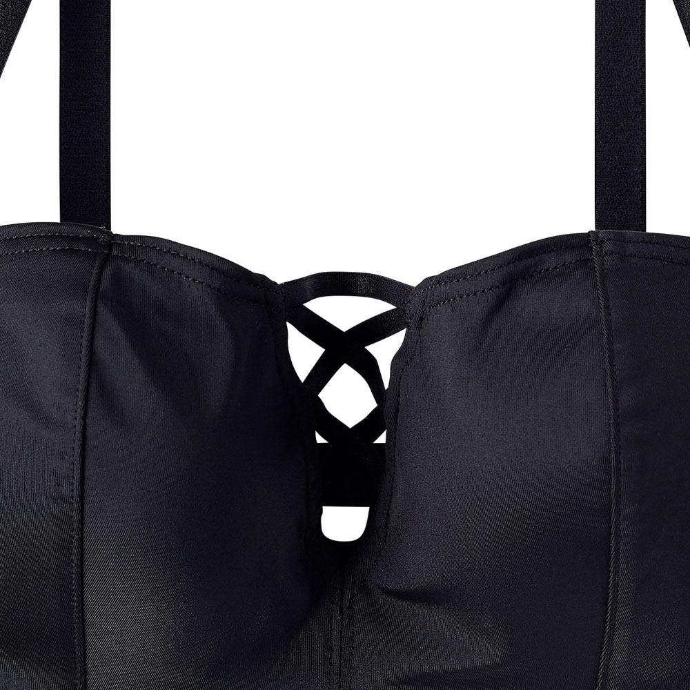 Strapless aimerfeel 하프컵 초모리 브라