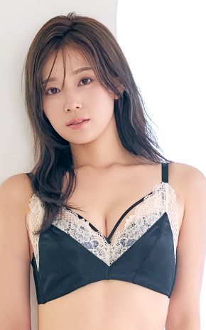 새틴 레이스 초모리 브라