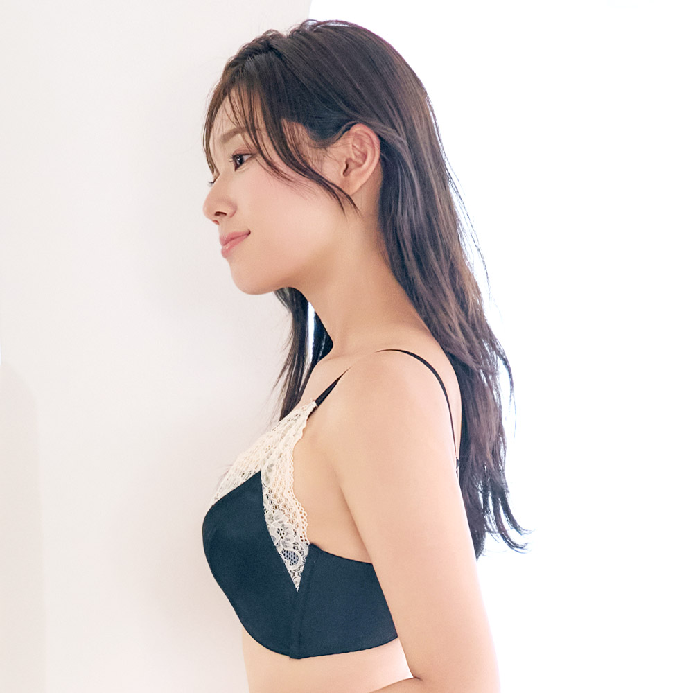 새틴 레이스 초모리 브라