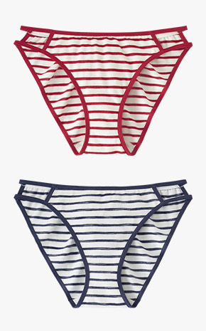 보더 프론트 크로스 삼각팬티