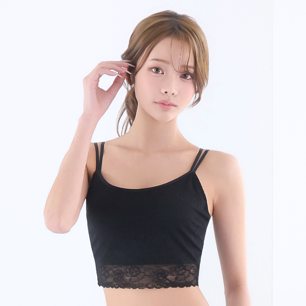레이스 Front Hook 노와이어 초모리 브라탑