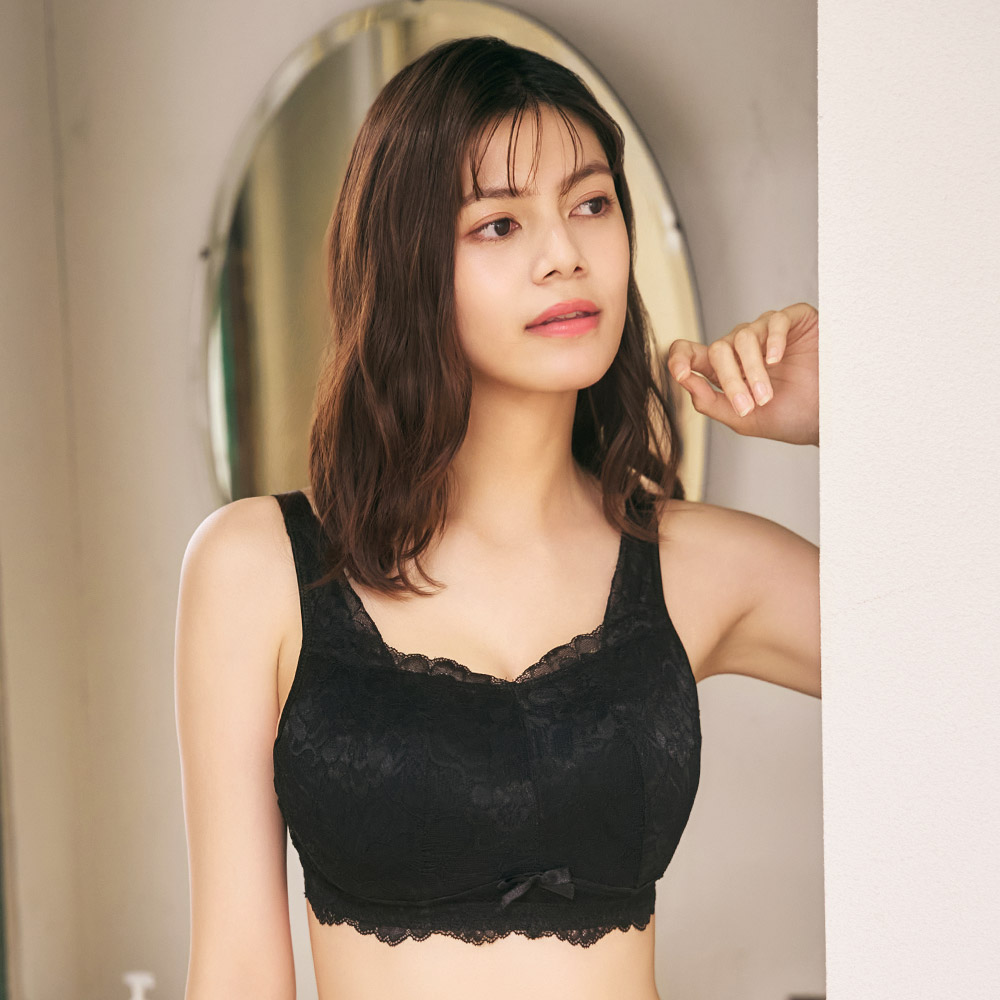 글래머 슬림핏 노와이어 브라