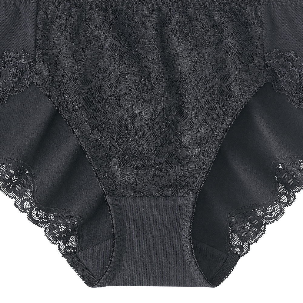 레이스 하이웨이스트 삼각팬티