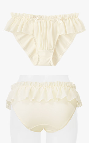 쉬폰 프릴 삼각팬티