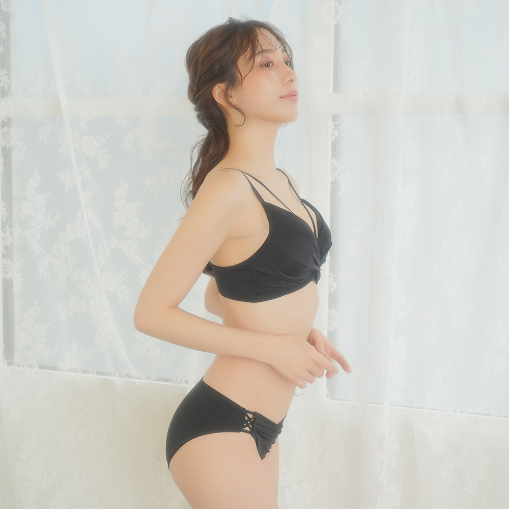 시어 라메 튈 삼각팬티