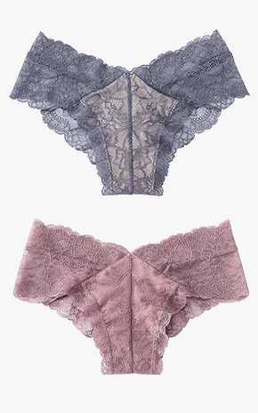 Lace 노라인 하프백 팬티