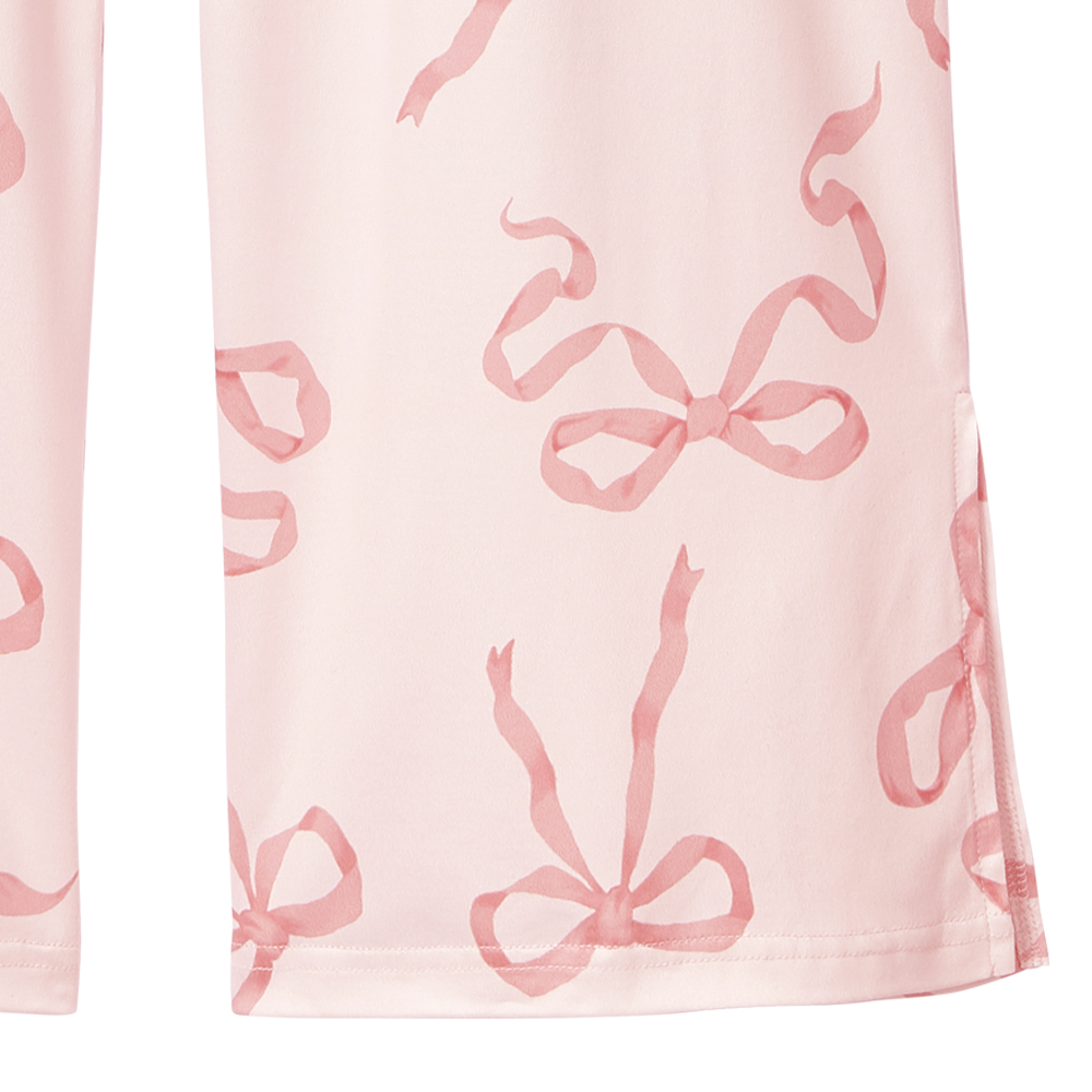 섀기 니트 리본 3종 세트