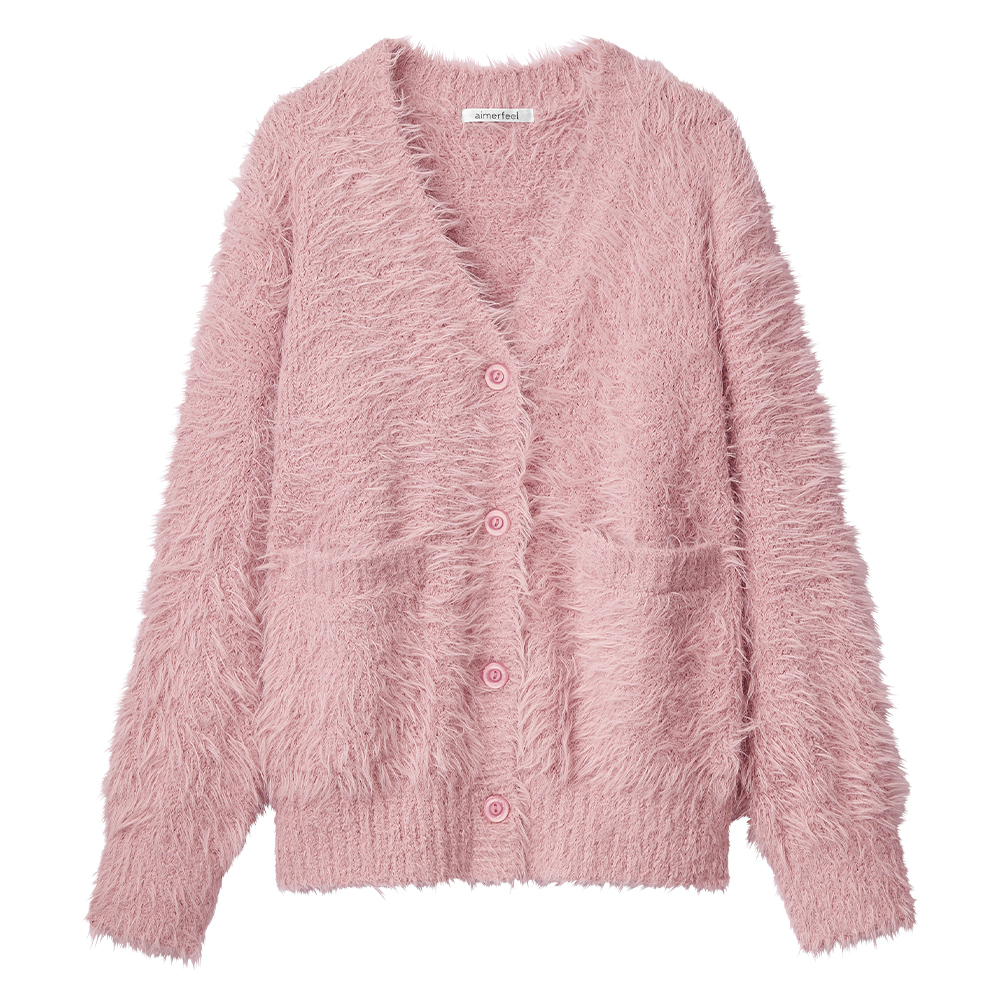 섀기 니트 리본 3종 세트