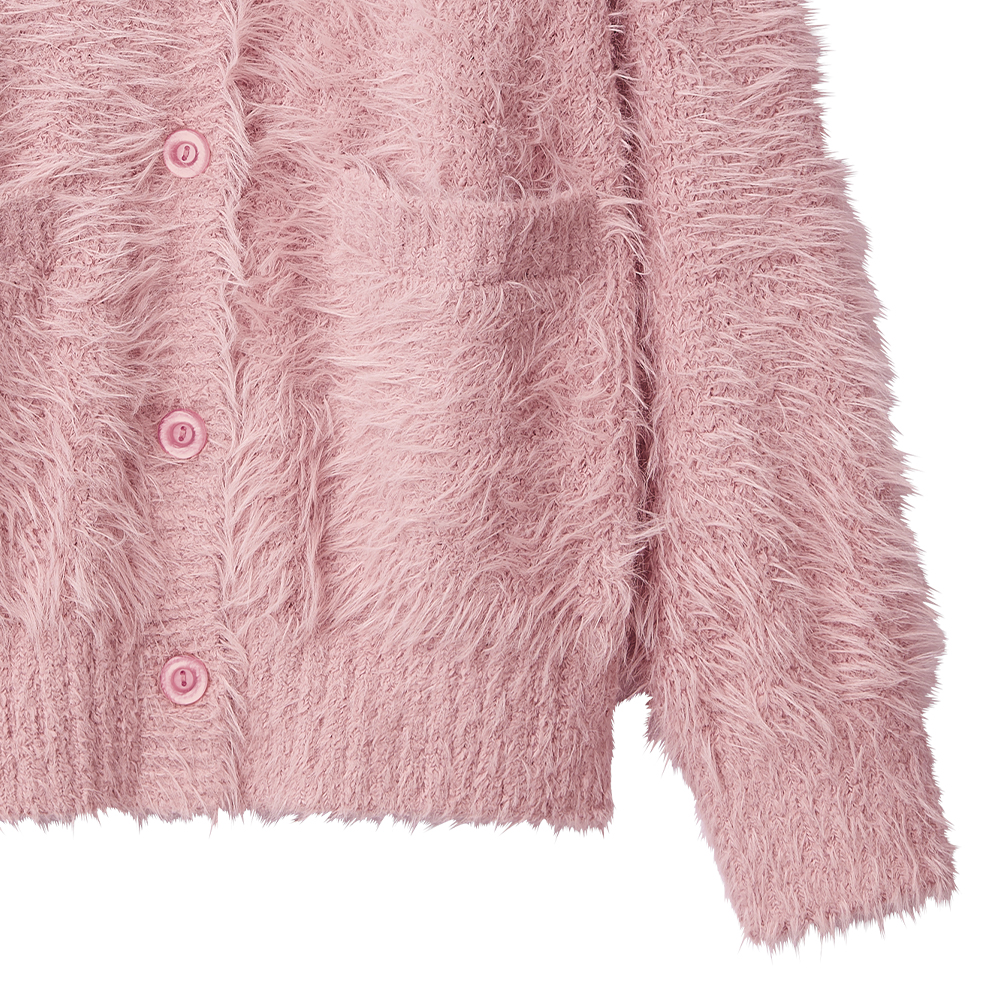 섀기 니트 리본 3종 세트