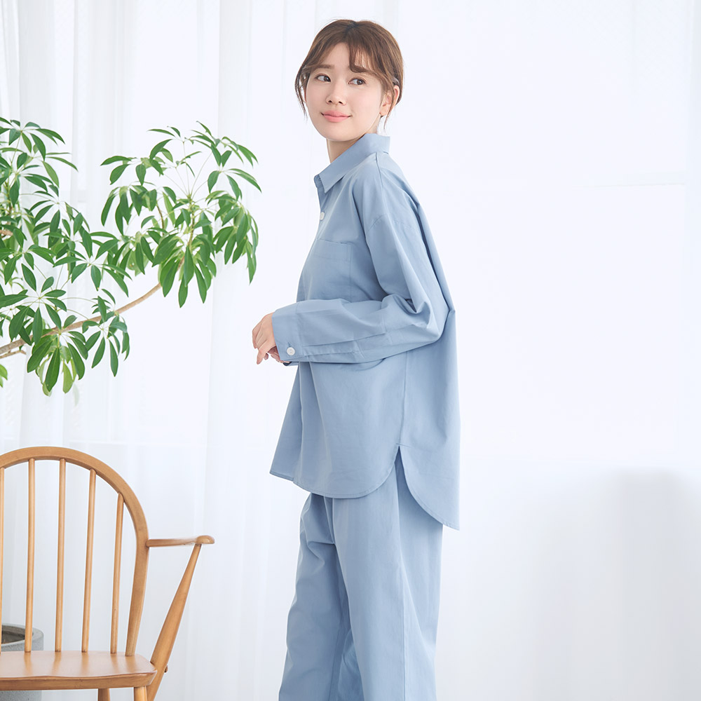 코튼 파자마 세트