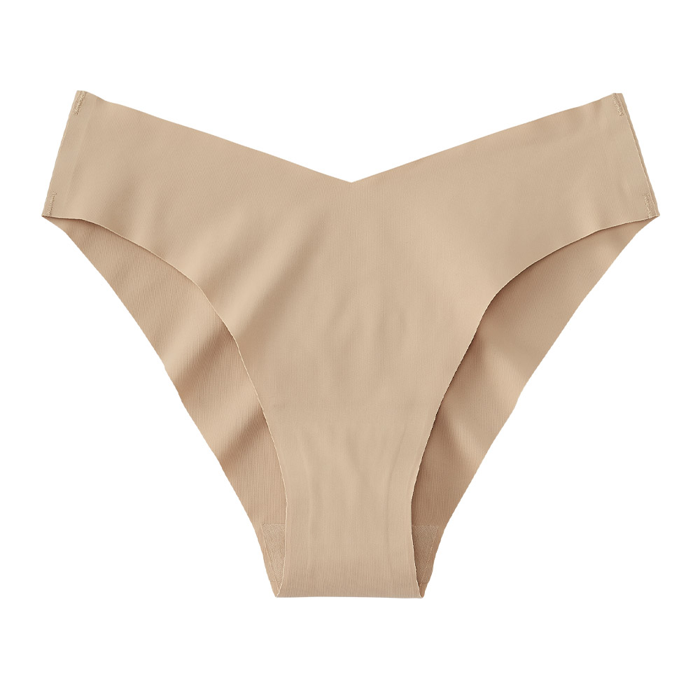 심플 심리스 하프백 팬티