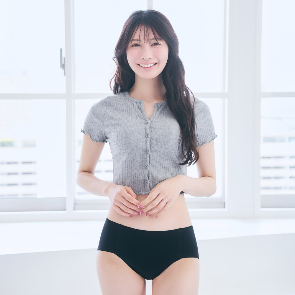 심플 심리스 위생팬티