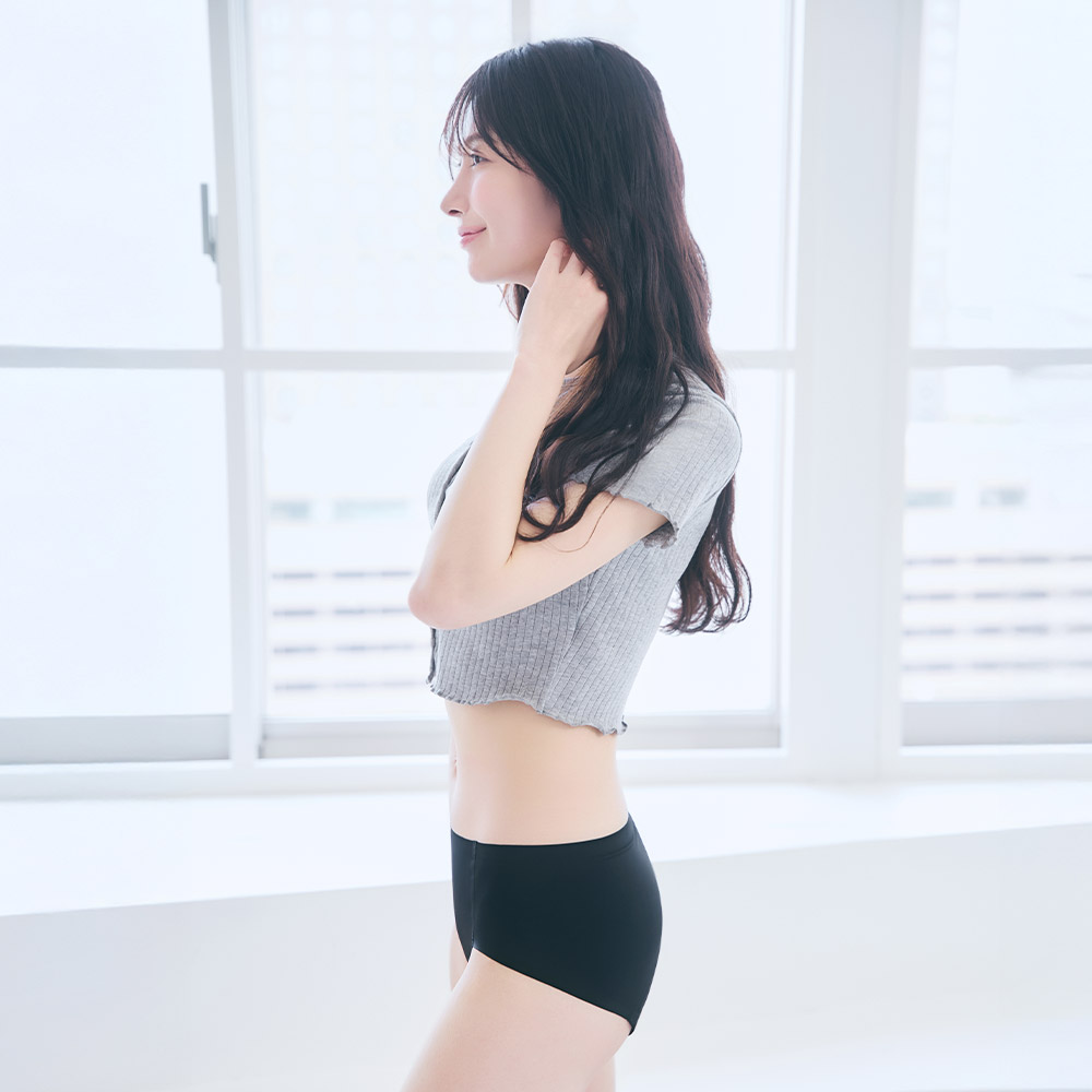 심플 심리스 위생팬티