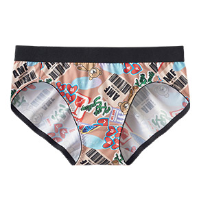 스티커 씰 패턴 삼각팬티