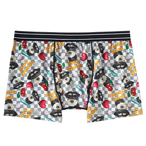 슈나우저 3D 스티커 맨즈 팬티