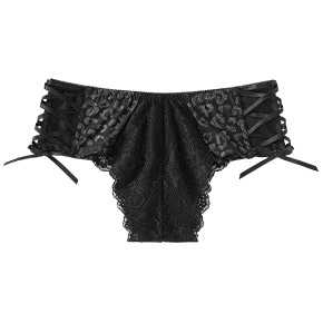 스파클 레오파드 하프백 팬티