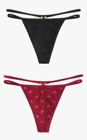 패션 하트 T팬티