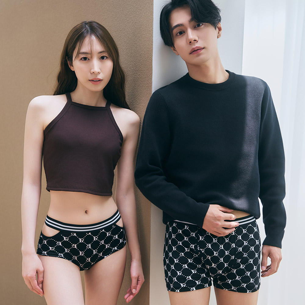 a로고 모노그램 사각팬티