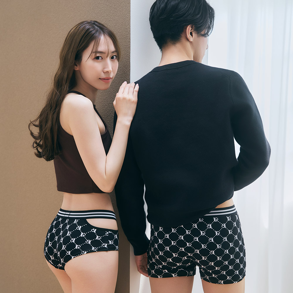 a로고 모노그램 사각팬티