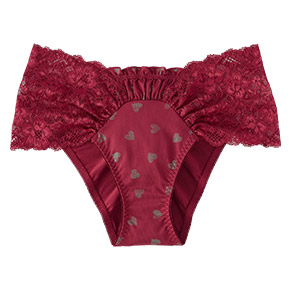 트윙클 하트 하프백 팬티