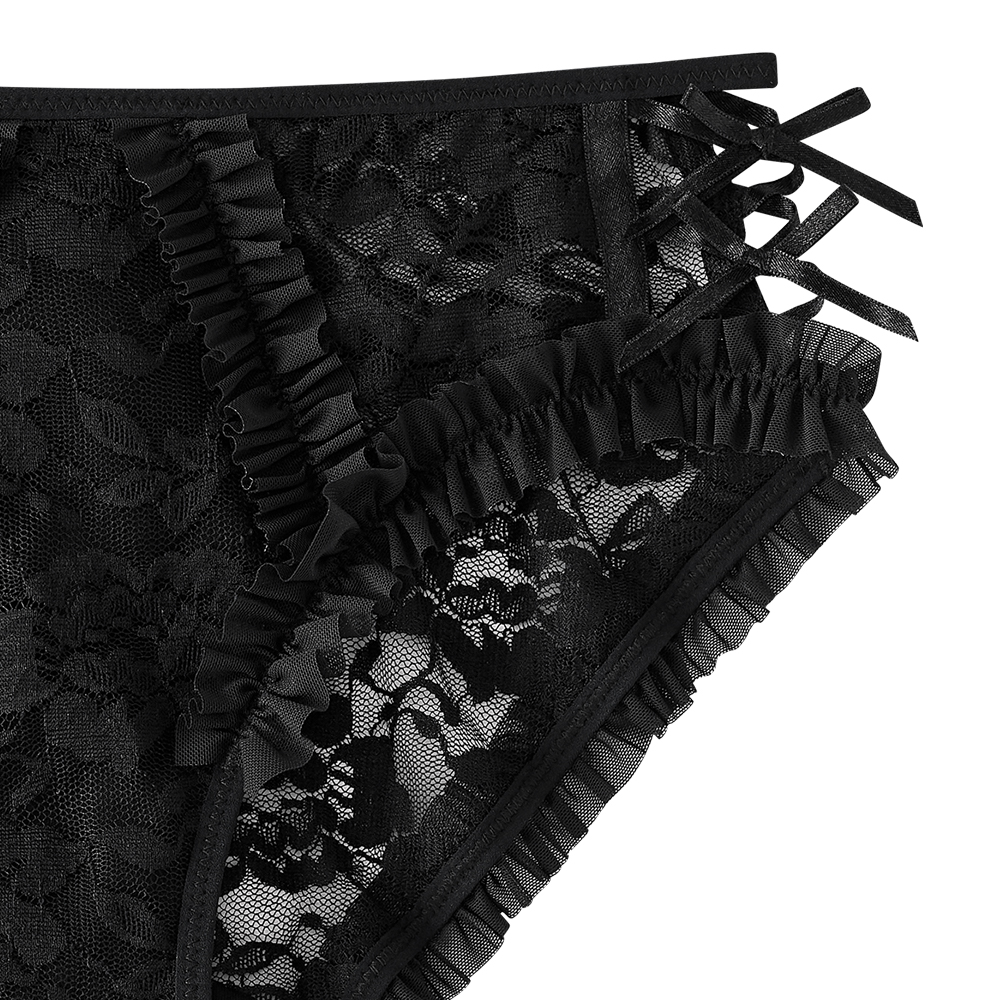 사이드 리본 크로스 삼각팬티