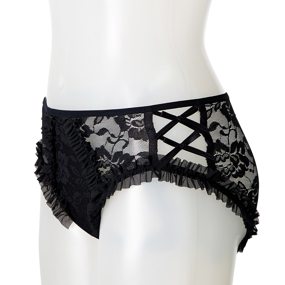 사이드 리본 크로스 삼각팬티