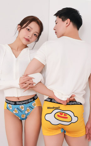 계란후라이 패턴 삼각팬티