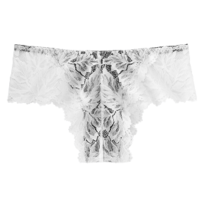 Lace Cross 하프백 팬티