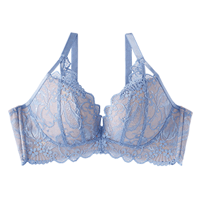 스트레치 플라워 레이스 노와이어 초모리 브라