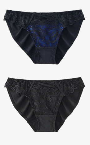 스트레치 플라워 레이스 삼각팬티