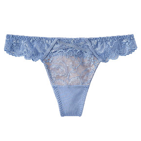 스트레치 플라워 레이스 T팬티