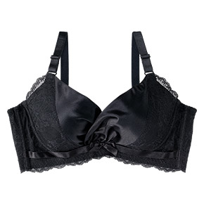 글래머 새틴 카슈쾨르 레이스 와키다카 브라