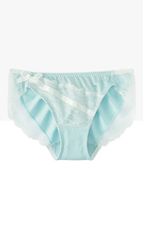 새틴 카슈쾨르 레이스 삼각팬티