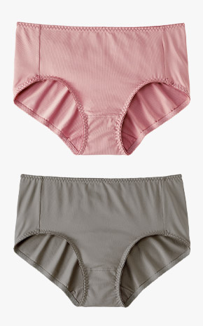 크림 릴렉싱 핏 하이웨스트 삼각팬티